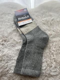 YANMAL モンゴル産 ウールソックス グレー 防寒のサムネイル