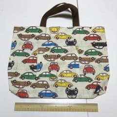 ハンドメイド レッスン バッグ 男の子 ボーイ 車のサムネイル