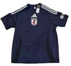 【新品タグ付】adidas JFA 日本代表ユニフォームTシャツ ネイビー XLのサムネイル