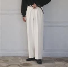 precme プレクミー wide straight slacks スラックスのサムネイル