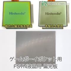 ゲームボーイポケット用 FSTN液晶用 偏光板 - 4