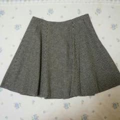 NATURAL BEAUTY BASIC 千鳥格子フレアスカートのサムネイル