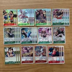 赤緑ルフィ デッキ ワンピース カード ゲーム - メルカリ