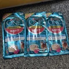 PURINA ONE 猫用おやつ 免疫ケア まぐろ&かつおペーストのサムネイル