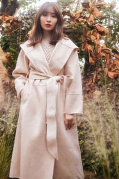 her lip to リバーコート Doubleface Belted Coat - メルカリ