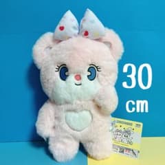 【未使用・タグ付き】　★MOMOREI　カラフルハートリボン　BIGぬいぐるみ