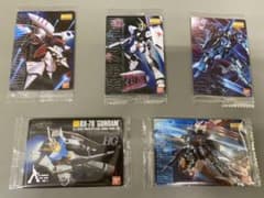 カンダム ガンプラ パッケージアートコレクション4 5枚セット(SR120含む)のサムネイル