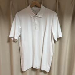 【美品】UNIQLO ドライEX ポロシャツ 白 Lのサムネイル