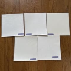 ⭐️新品⭐️グラスアート限定フィルム 透明ホワイト系 5枚セット