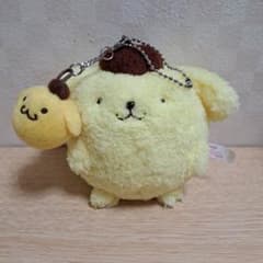 ポムポムプリン ミニプリン付きマスコット チャーム 2014年 サンリオ レア ポムポムプリン ミニプリン付きマスコット チャーム 2014年 サンリオ