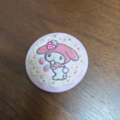 サンリオキャラクターズ　刺繍缶バッジ ビスケット4 　マイメロ　マイメロディ - 3