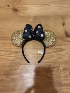 東京ディズニーリゾート カチューシャ ゴールド スパンコールのサムネイル