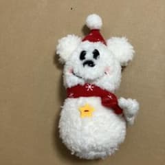 ミッキーマウス ぬいぐるみ マスコット 雪だるまのサムネイル