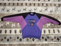 Daiki Tsuneta's worn 80s Adidas vintage sweatshirt, worn-out sweatshirt.