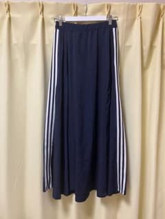 adidas アディダス スリーストライプロングスカート Ｍのサムネイル