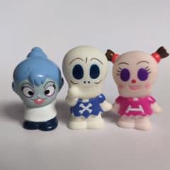 アンパンマン ソフビ指人形 ホラーマン ホラコ ヒヤリコちゃん　3体セットのサムネイル