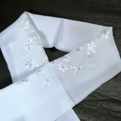 新品 半襟／花刺繍のサムネイル