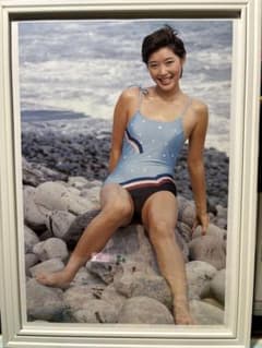 昭和アイドル　夏目雅子　ポスター 夏目雅子+キャンディーズ 両面ピンナップ ポスター 1977年 集英社(な行