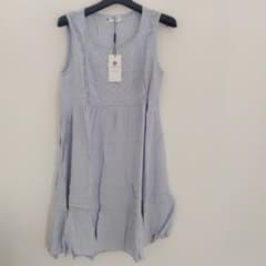 Women's dress, soft to the touch, blue, XXS size, small