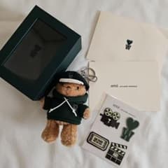 チェウシク AMI テディベア ワッペン付き 韓国限定 チェウシク アミ 韓国限定】チェウシク AMI コラボ テ ディベア 特典ワッペン付き