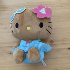 ハローキティ ぬいぐるみ 花飾り付きのサムネイル