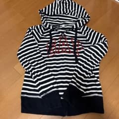 Gap ストライプ フード付きパーカー XS - メルカリ