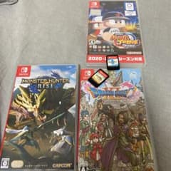 モンハンライズ、ドラクエ11s、パワプロ2020、ポケモンソード、ダンジョンのサムネイル
