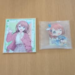 プロジェクトセカイ ミニ色紙 アクリルスタンドキーチェーン 花里