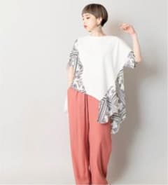 切替アシンメトリーTシャツのサムネイル