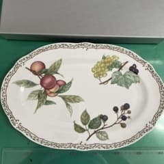 Noritake ノリタケ オーバルプレート 楕円皿 フルーツ柄 - メルカリ