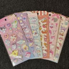【週末値下げ☆】 サンリオ ジュエルマシュマロシール 6枚セットのサムネイル