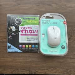 Logicool M221 マウス ＆ サンワサプライ マウスパッド セットのサムネイル
