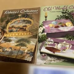 トールペイント作品　Antique Books トールペイント デザインブック 2冊 - メルカリ