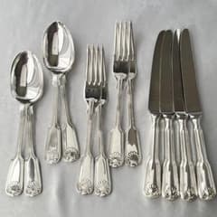 英国】シェルのデザートセット 4名用12本組 A1プレート - メルカリ