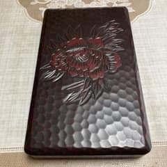 鎌倉彫 牡丹文様 小物入れ 硯箱 - メルカリ