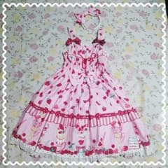 Angelic Pretty ストロベリーパーラー JSK、KCのセットのサムネイル