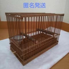 鳥かご・鳥籠・とりかご・竹製・メジロ籠・めじろ箱・飼育ゲージ・昭和