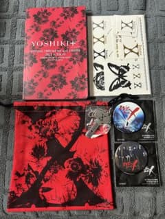 X JAPAN 巾着 缶バッジ キーホルダー ノート シール YOSHIKIのサムネイル