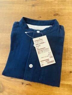 無印良品　スタンドカラーシャツ　110のサムネイル