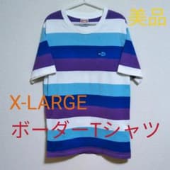 X-LARGE　ボーダーTシャツのサムネイル
