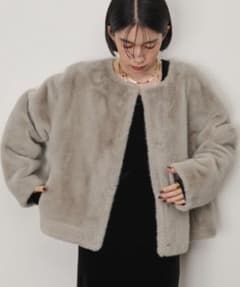 グレー ファーコート シェリーアイランドのサムネイル