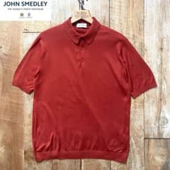 極美品】JOHN SMEDLEY シーアイランドコットン 半袖 ポロシャツ L