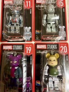 BE@RBRICK MARVEL STUDIOS フィギュア 4種セットのサムネイル