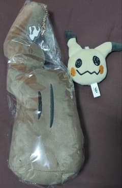 포켓몬 미미큐의 꼬리 마스코트 페이스 인형 미미큐