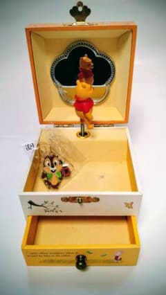 くまのプーさん オルゴール ジュエリーボックス＆チップピンバッチのサムネイル