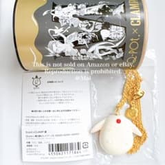 新品 Q-pot. モコナのメレンゲクッキー ネックレス CLAMP さくら 