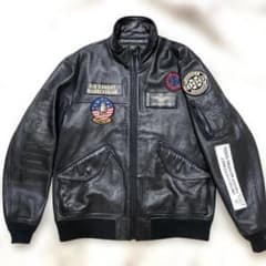 入手困難】 AVIREX CWU LEATHER レザー トップガン - メルカリ