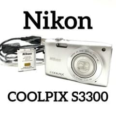 ★ニコンNikon COOLPIX S3300シルバー Nikon デジタルカメラ COOLPIX S3300 S3300SL