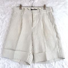 IJIIT イジット ハーフパンツ ストライプ アイボリー ショーツ