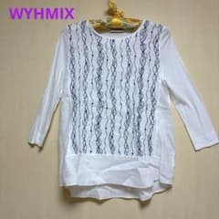 センソユニコ WYHMIX リネン 長袖ブラウス 白 38 Mサイズ位 - メルカリ
